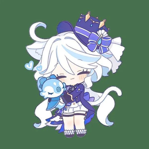 Ảnh Furina Genshin chibi cute