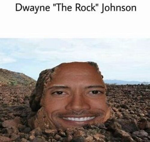 Ảnh The Rock meme mạnh mẽ nhưng vui nhộn