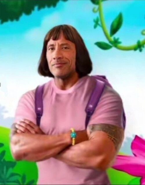 Ảnh The Rock meme với biểu cảm cạn lời