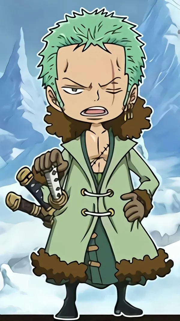 Ảnh Zoro chibi ngầu chất