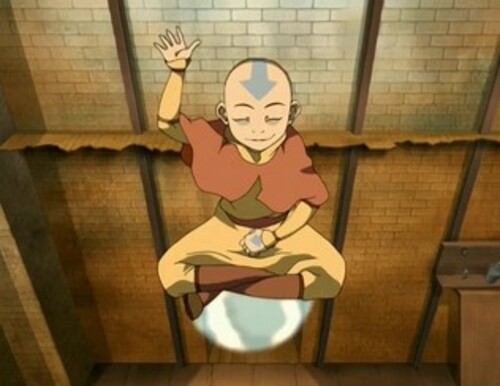 Ảnh avatar meme Aang làm trò lố