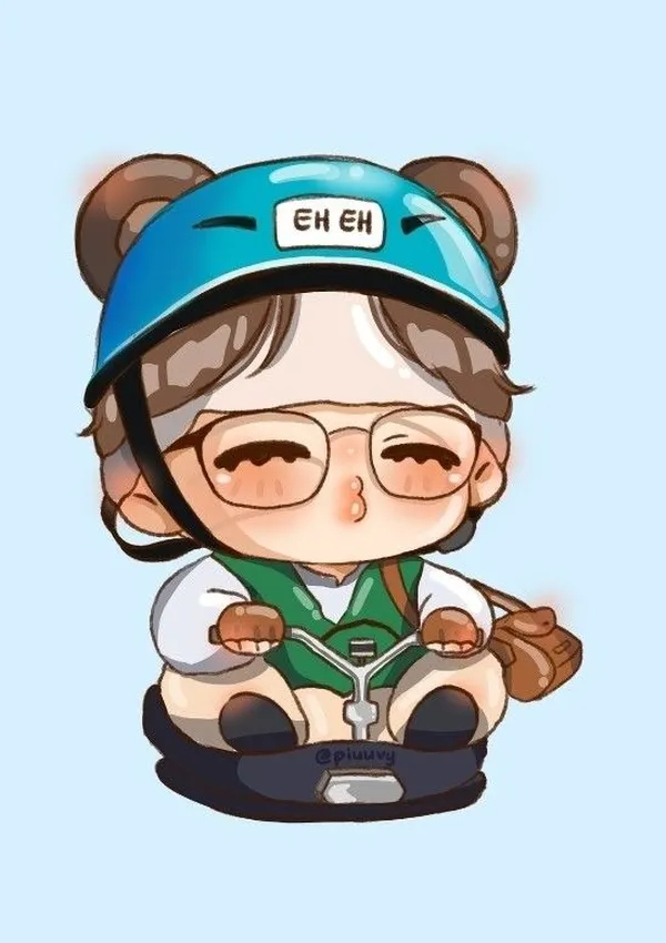 Ảnh chibi nam chu mỏ đáng yêu