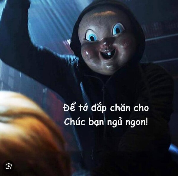 Ảnh chúc bạn ngủ ngon meme