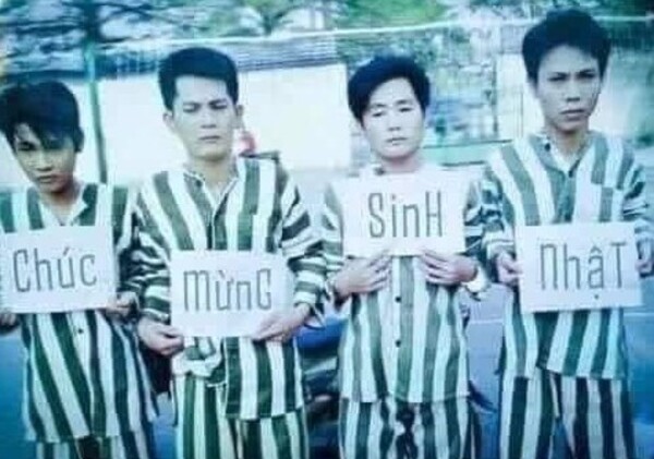 Ảnh chúc mừng sinh nhật meme tù