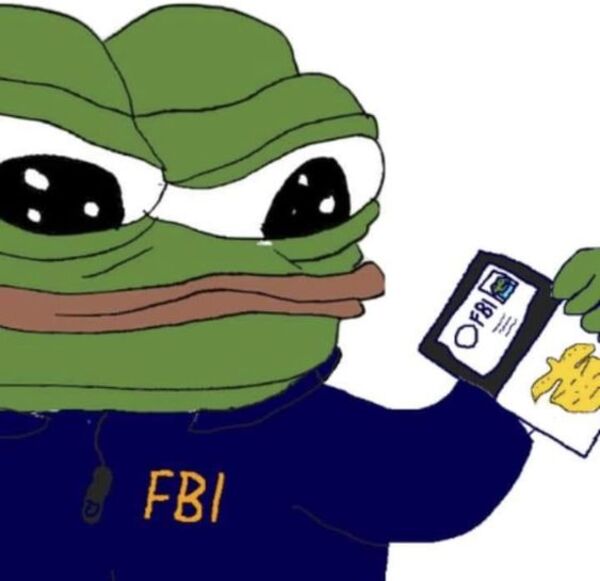 Ảnh ếch xanh meme fbi