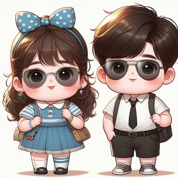 Ảnh học sinh cấp 2 chibi cute