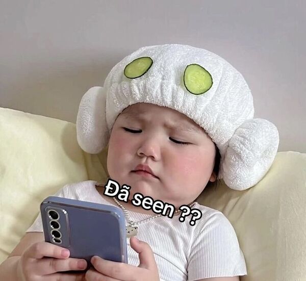 Ảnh meme cute có chữ