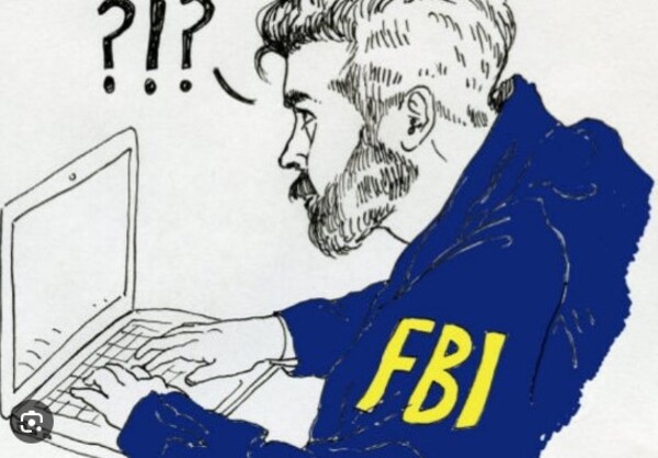 Ảnh meme đánh máy của fbi