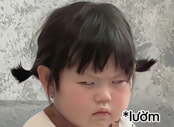 Ảnh meme dỗi cute