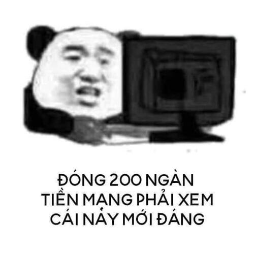 Ảnh meme gấu trúc mỉa mai đầy thâm thúy