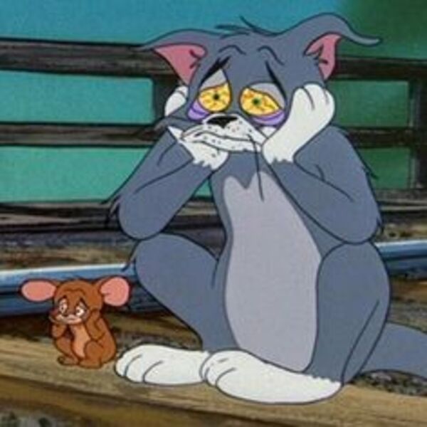 Ảnh tom and jerry meme buồn