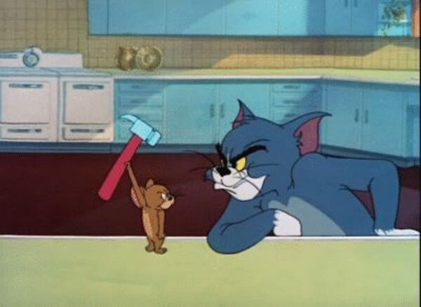 Ảnh tom and jerry meme đập nhau