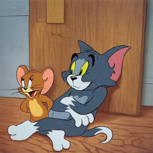 Ảnh tom and jerry meme làm bạn