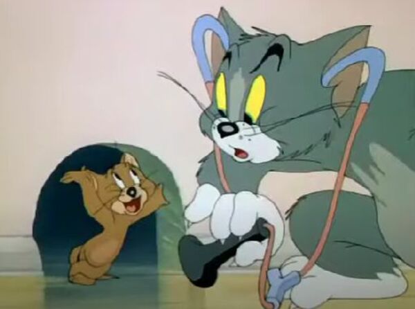 Ảnh tom and jerry meme tò mò