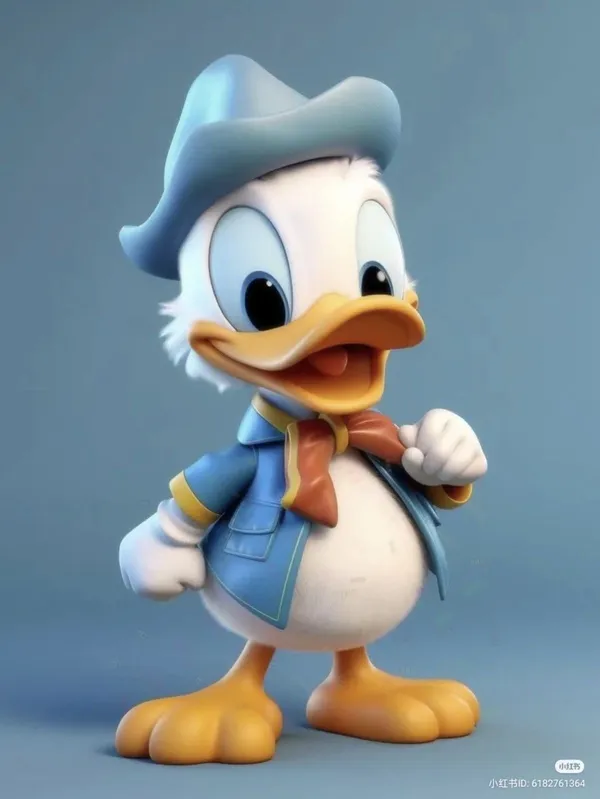 Ảnh vịt donald chibi cute