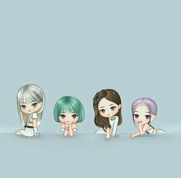 Blackpink chibi đáng yêu cute