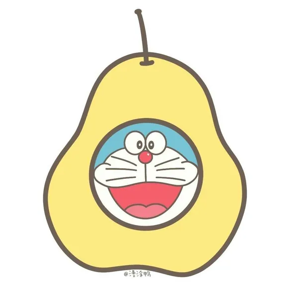 Doraemon chibi hình quả lê