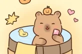 Tổng hợp 90+ hình nền Capybara chibi cute đang yêu