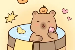 Tổng hợp 90+ hình nền Capybara chibi cute đang yêu