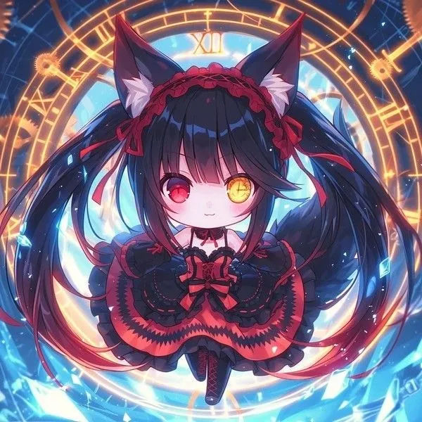 Hình Kurumi chibi đáng yếu