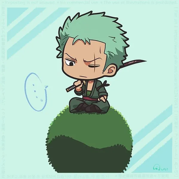 Hình Zoro chibi cute