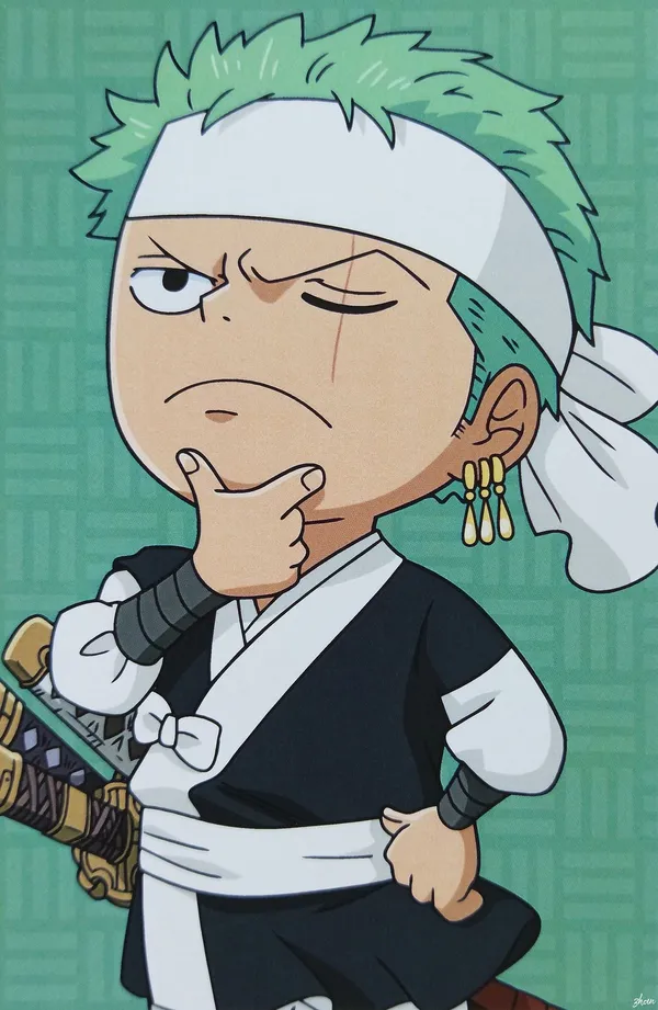 Hình Zoro chibi dễ thương