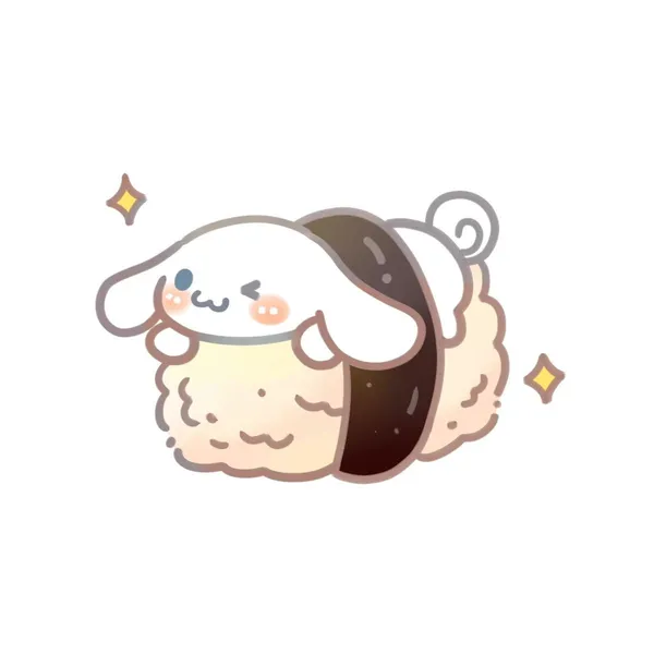 Hình ảnh Cinnamoroll sushi chibi