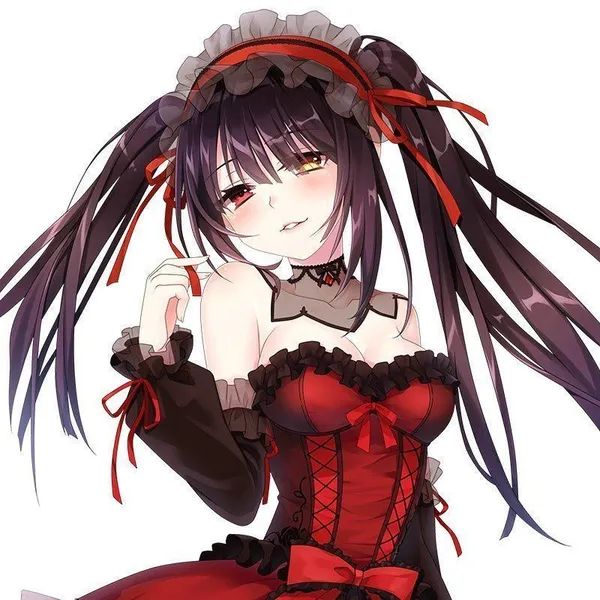 Hình ảnh Kurumi chibi dẽ vẽ