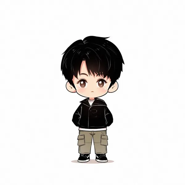 Hình ảnh chibi nam đơn giản dễ vẽ