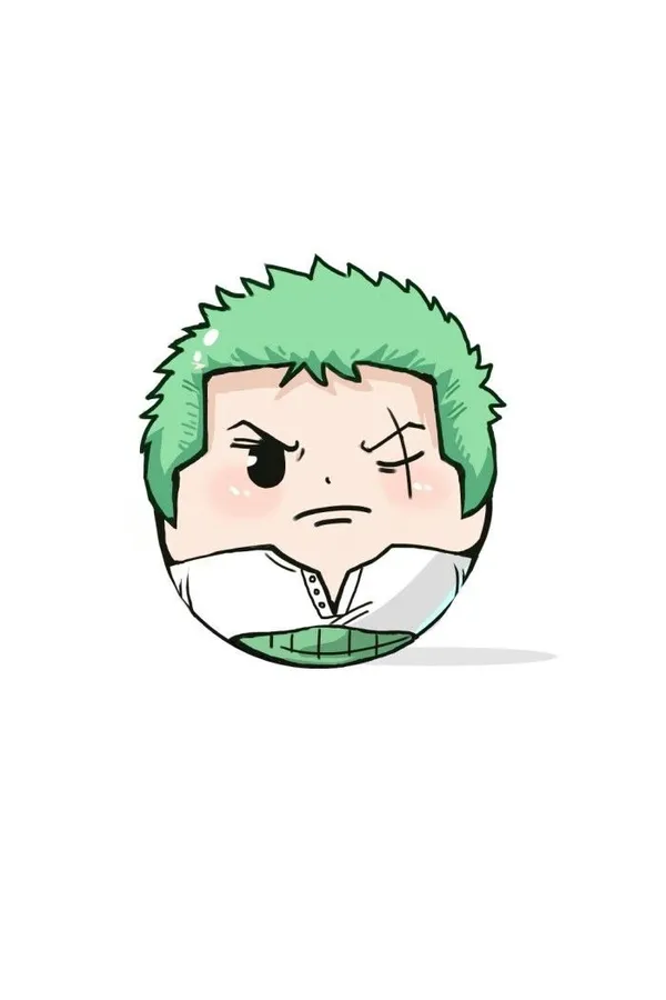 Hình avatar Zoro chibi đáng yêu