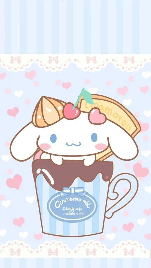 Hình chibi Cinnamoroll anime girl