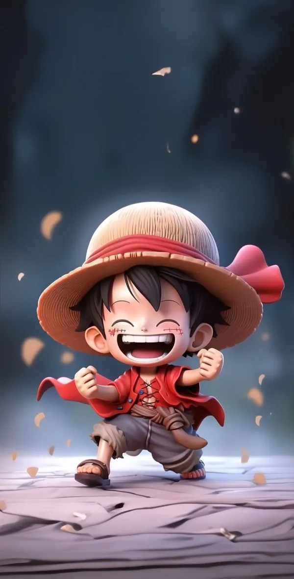 Luffy chibi 3d