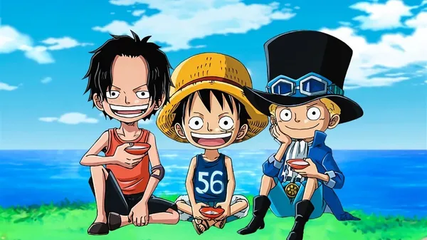 Luffy chibi và các bạn dế thương