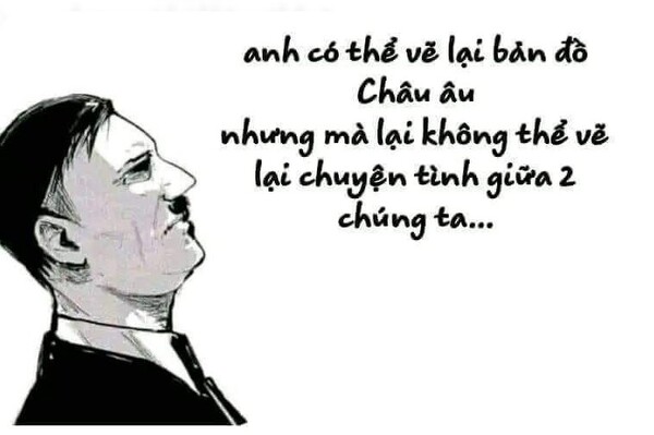 Ảnh Hitler meme có chữ cho tình yêu