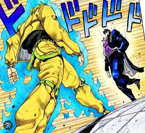 Ảnh Jojo meme Dio đối Jotaro