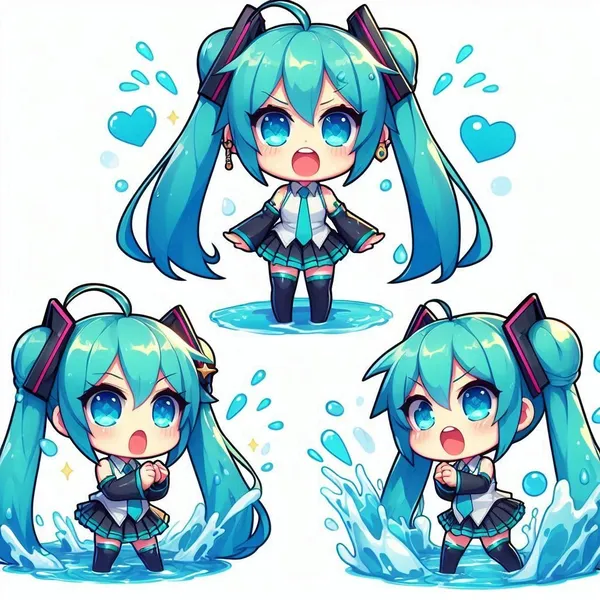 Ảnh Miku chibi cute