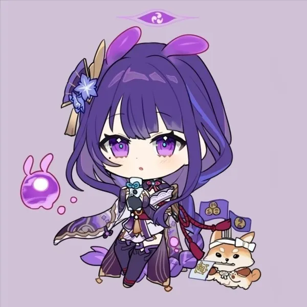 Ảnh Raiden Shogun chibi cute