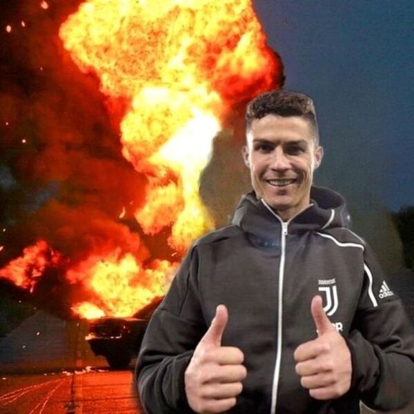 Ảnh Ronaldo meme chiến thắng