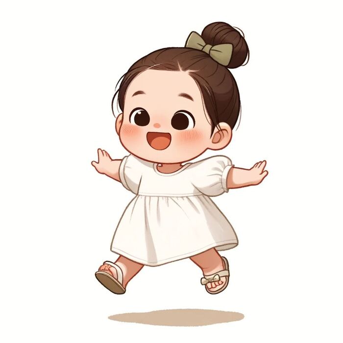 Ảnh chibi bé gái dễ thương