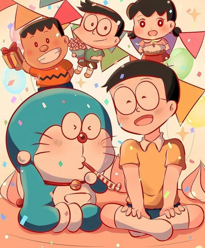 Ảnh doraemon và nobita chibi