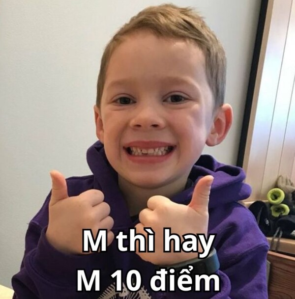 Ảnh em bé like meme 10 điểm