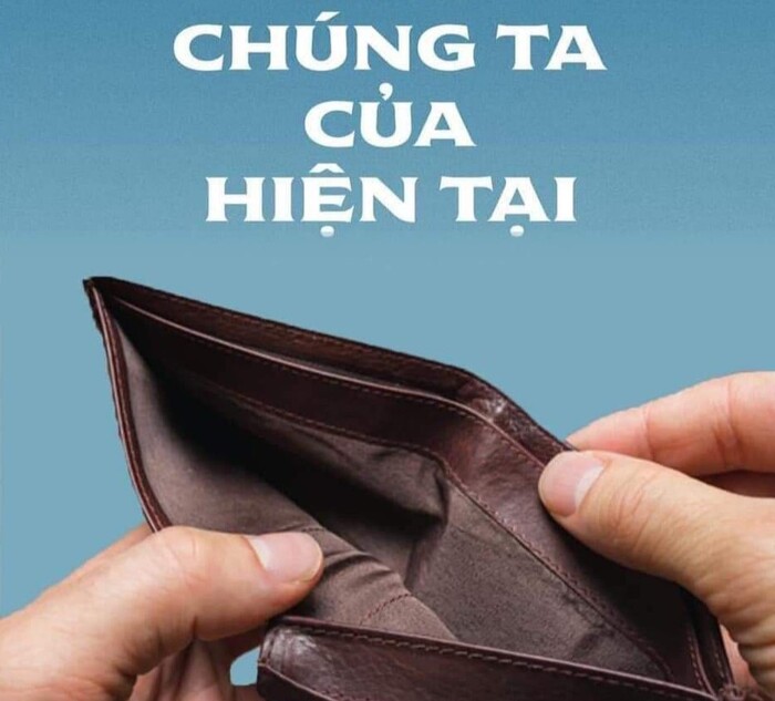 Ảnh meme hết tiền ở hiện tại