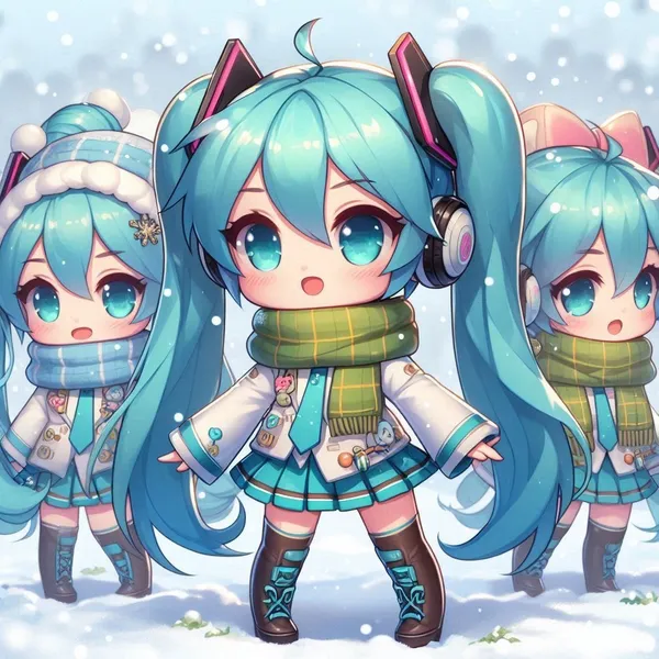 Avatar Miku chibi