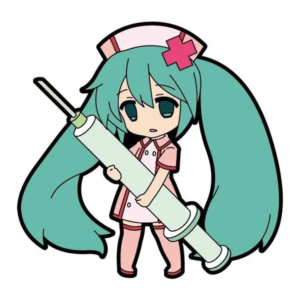 Hình Hatsune Miku chibi ngộ nghĩnh