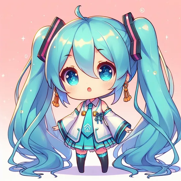 Hình Miku chibi cute