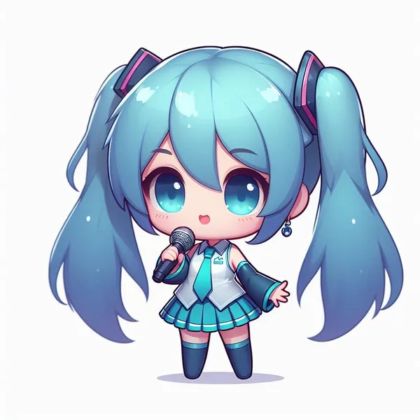 Hình Miku chibi đáng yêu