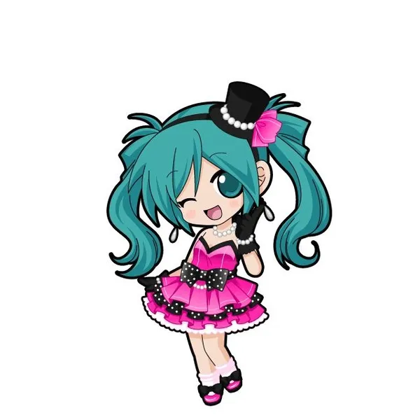 Hình Miku chibi dễ thương