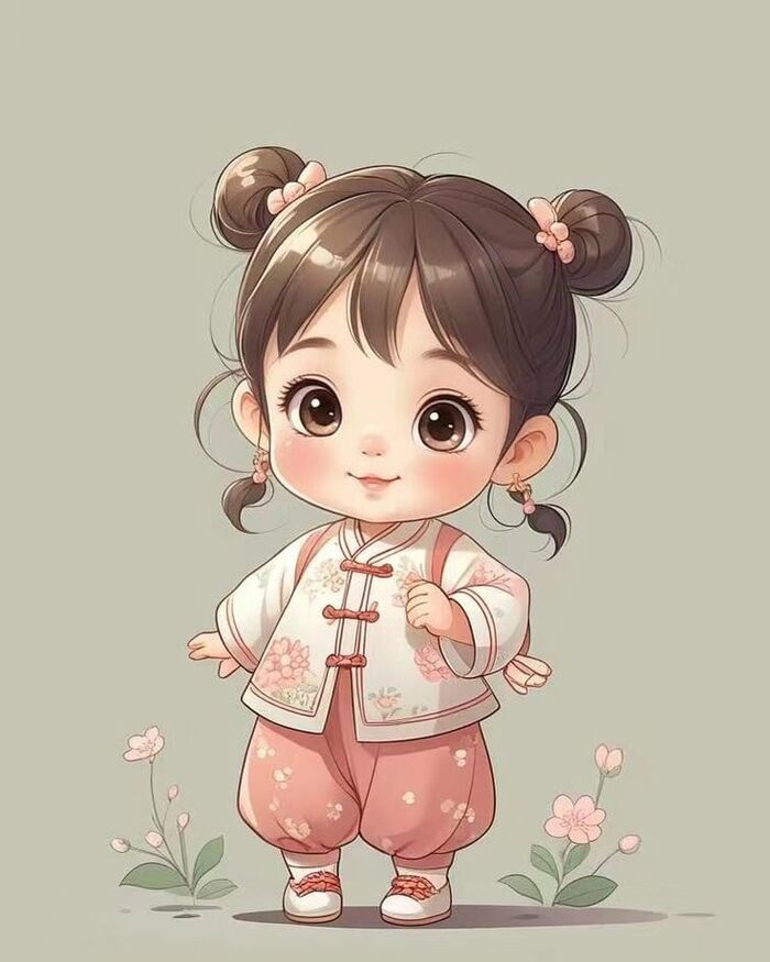 Hình chibi bé gái dễ thương